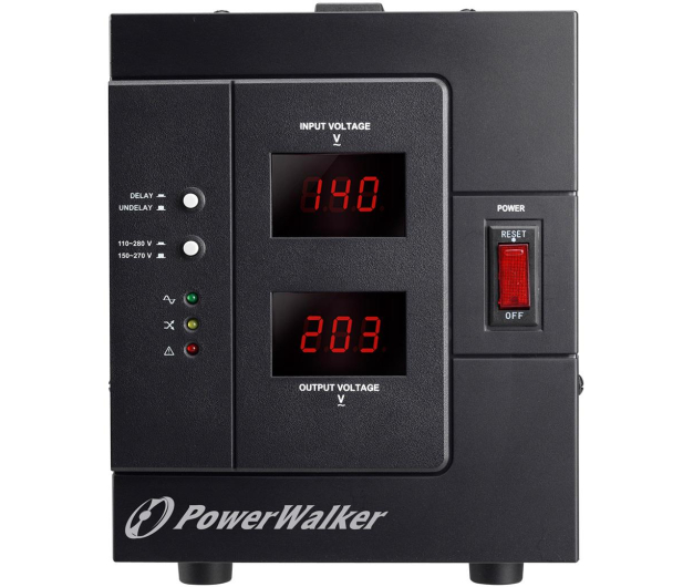 Power Walker STABILIZATOR NAPIĘCIA (1500VA/1200W, 2xPL) - 253716 - zdjęcie 2
